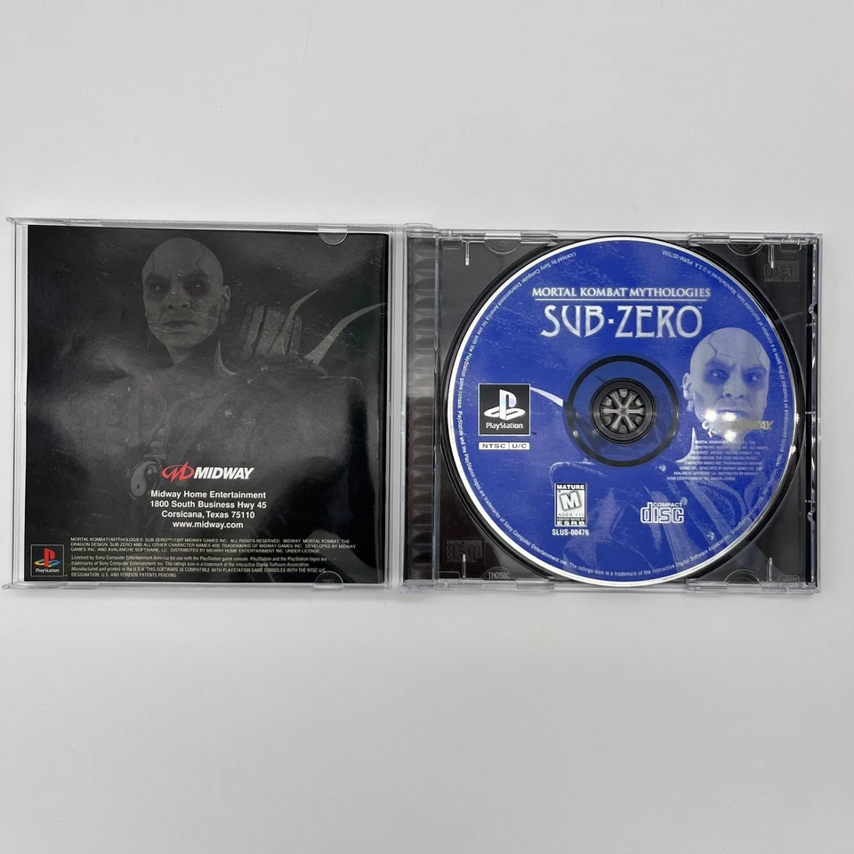 Mortal Kombat Mythologies: Sub Zero (PS1) Tested/Complete w/ Reg. Card - Image 2 of 4
