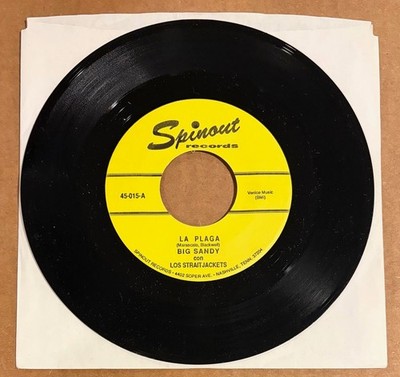 Big Sandy w/Los Straitjackets La Plaga/Qué Mala RARE 7'' vinyl single '96 -no art
