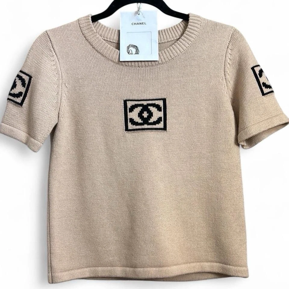 CHANEL Short Sleeve Regular Size Sweaters for Women for sale | eBay