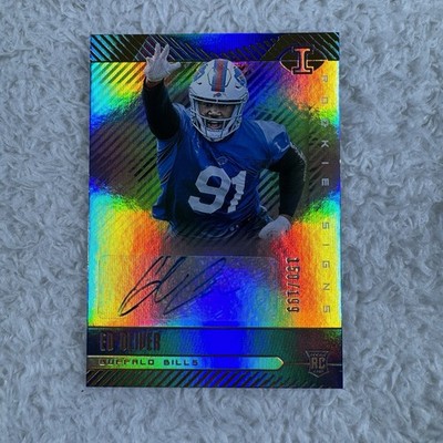 2019 Panini Illusions - Rookie Signs #RS-EDO Ed Oliver /199 (AU, RC)
