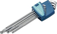 Tecwerk Winkelschraubendreher-Satz 9-Teilig Kunststoffhalter Sw 1,5 - 10 Mm