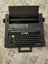 Brother AX-33 Wordspell Portable Electronic Typewriter Tested Works With Cover