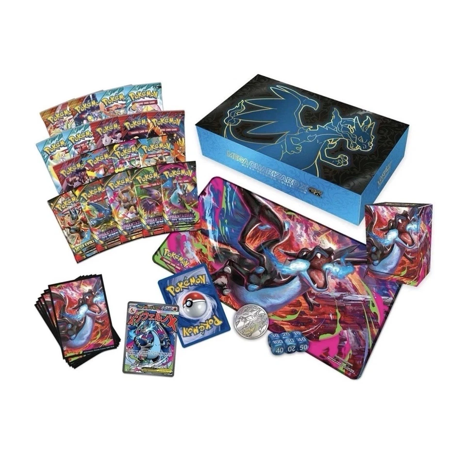 Pokémon TCG UPC Phantasmal Flames Mega Charizard X EX Ultra Premium PRE-SALE