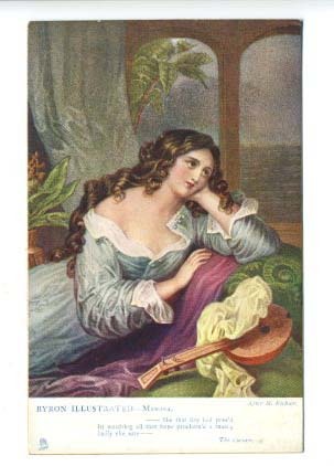 Raphael Tuck "Byron Illustrated" Medora #2750 Postcard - Picture 1 of 1
