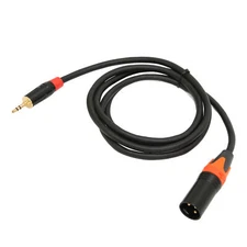 3.5mm To XLR Adapter Cable Mini Jack Aux To XLR Male Sound Cable For Cell ACI