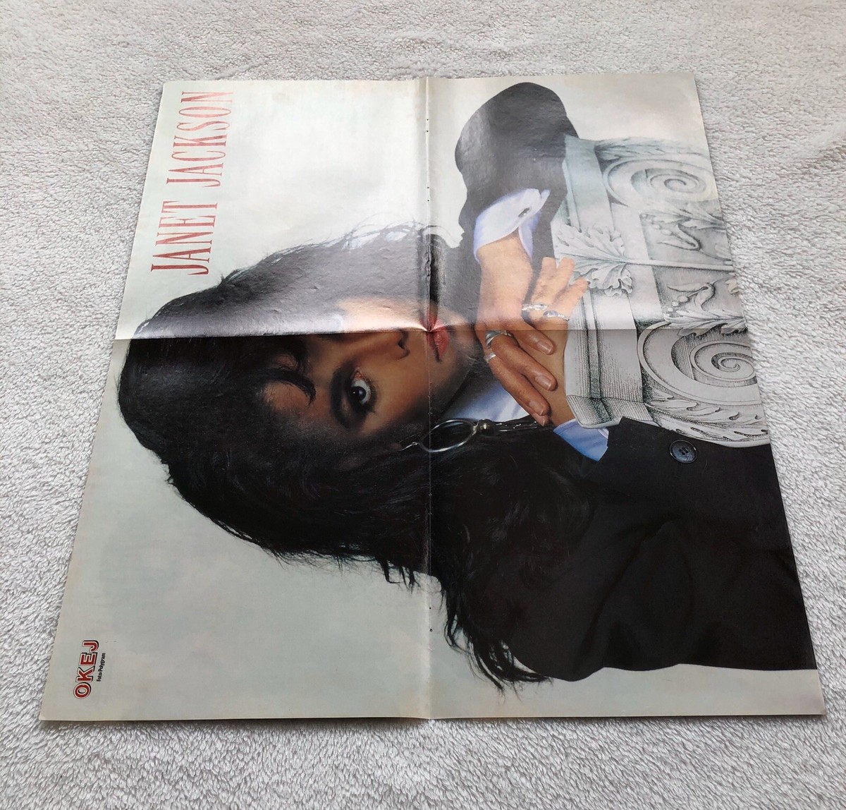 JANET JACKSON 1990 Swedish Magazine OKEJ 1990s Vintage Rare | eBay