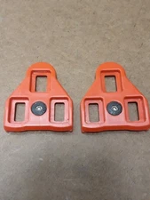 New Wellgo RC-5 RC5 Road Pedal Cleats Set Look compatible ARC Float 9 Degree Red