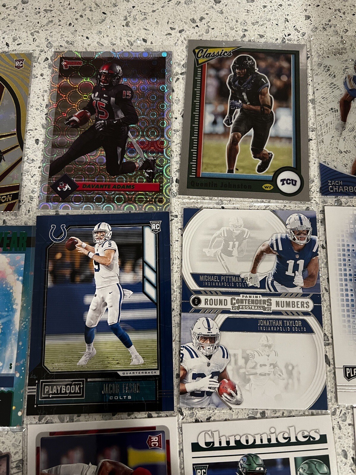 30x NFL Trading Card Lot 2023 Rookies, Chronicles, Draft Picks