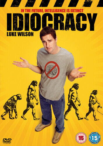 DVD IDIOCRACY (2007) Luke Wilson, juge (DIR) cert 15 ***NEUF*** valeur incroyable - Photo 1/1