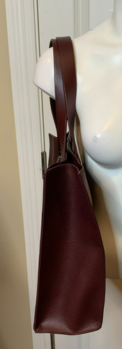 Rachel Zoe Wine Arialith Bordo Vegan Kunstleder Tasche Schultertasche - Bild 4 von 6