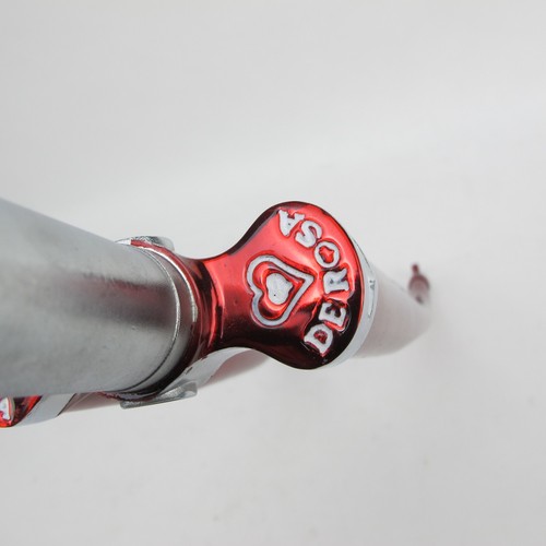 De Rosa Steel Lugger Road 1" Bicycle Fork Threaded 7 5/8" Metallic Red Rim 9mm - Picture 3 of 9
