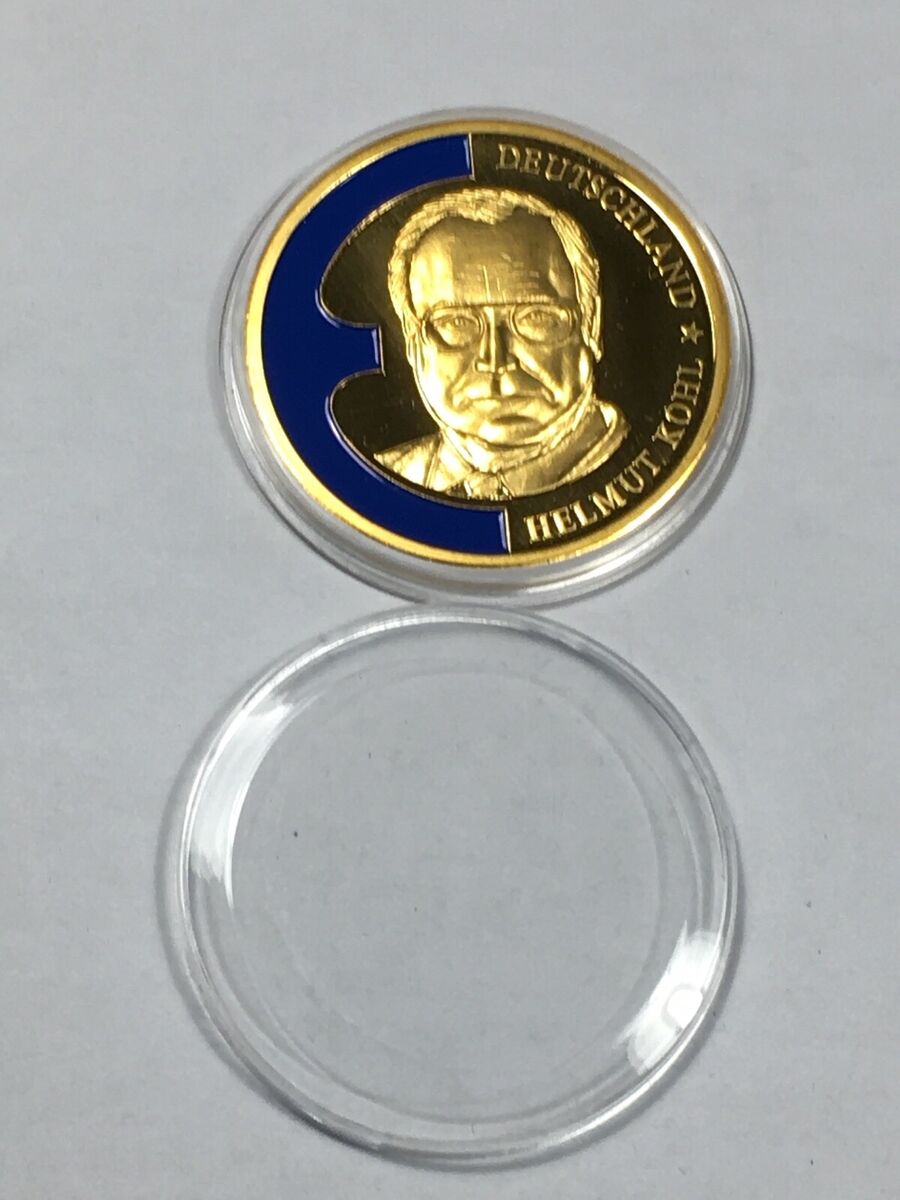 Medal Europa 1998 Deutschland Helmut Kohl + Capsule (9-39)