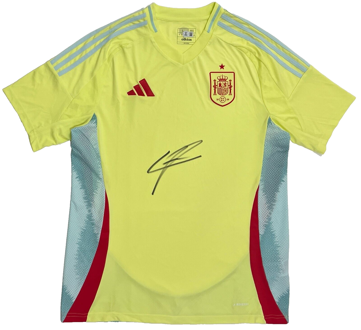 Spain Lamine Yamal Signed Adidas Soccer Jersey BAS Beckett