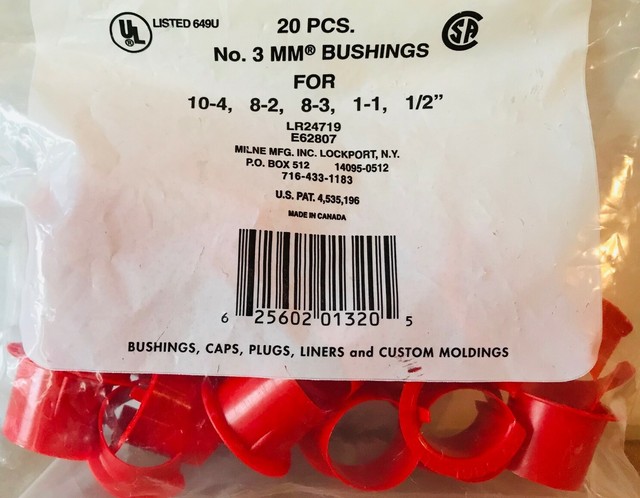 Milne No 3 Mm 1 2 Inch Bushings For 10 4 8 2 8 3 1 1 Lr E Ebay