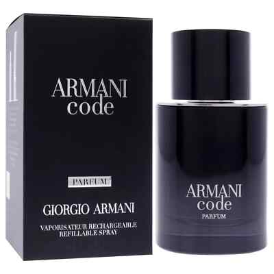 ARMANI CODE PARFUM Refillable Spray for Men  50ml / 1.7oz by Giorgio Armani NIB