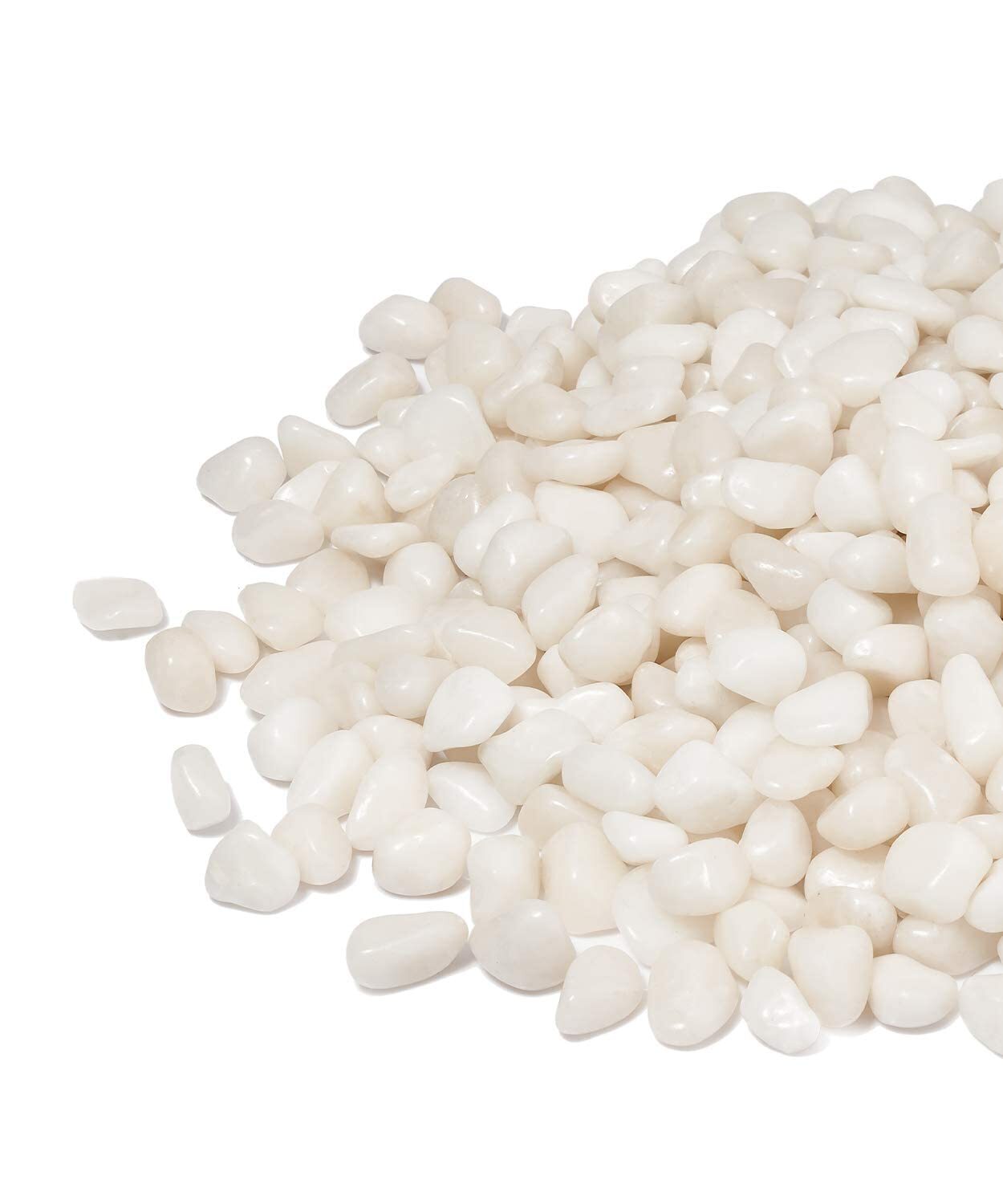 3.3lb White Polished Pebbles 2040 mm Natural Decorative Stones... eBay