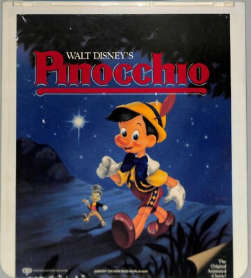 Pinocchio (1940) Vintage CED Videodisc TESTED WORKING | eBay