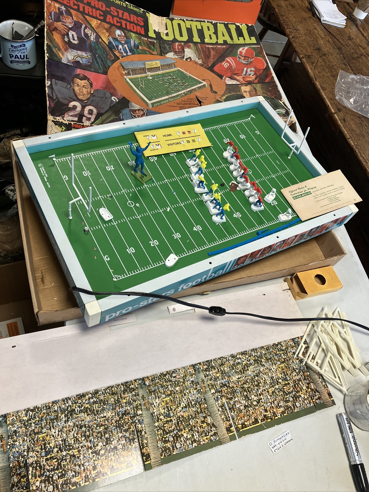 Coleco World of Sports ProStars Electric action vibrating football