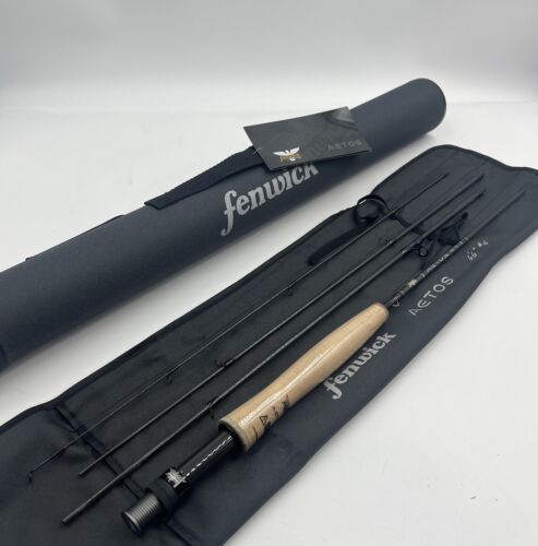 Fenwick Aetos 6’6” Fly Fishing Rod 4wt 4pc Brand New With Case - Foto 1 di 7