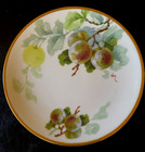 Antique Signed Hand Painted Plate Limoges France A. Lanternier Plums Gilt 8.5"