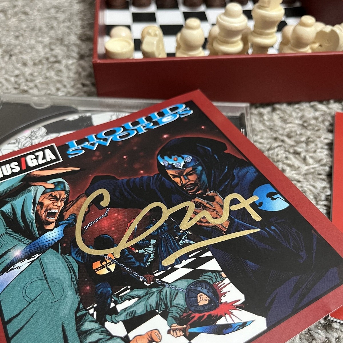 🔴 Gza Boxset + Signed CD Liquid Swords Wu-Tang Rare SALE