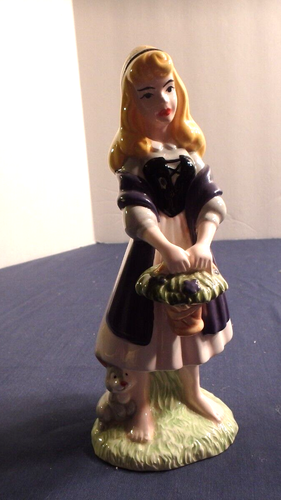 Disney Aurora Briar Rose Sleeping Beauty Porcelain Ceramic Vintage