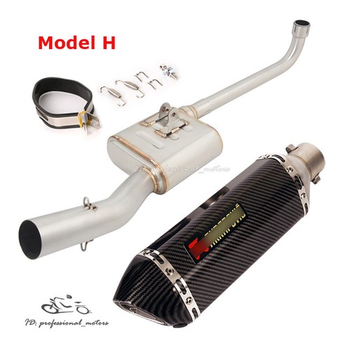 Sistema completo para silenciador negro cabezal de escape Aprilia GPR250R GPR250S 2021-2022 - Imagen 12 de 12