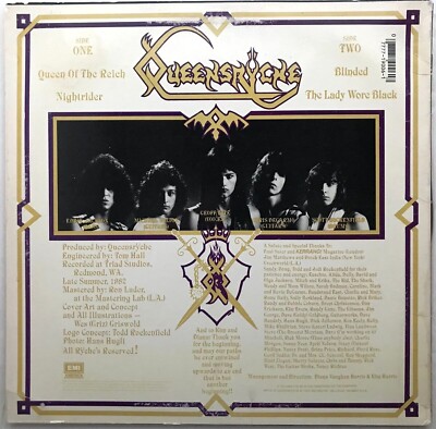 【美品】クイーンズライチ Queensrÿche LP QUEENSRYCHE 