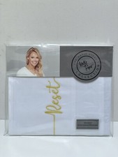 Image of Katie Piper Reset Affirmation Standard Pillowcase Yellow New