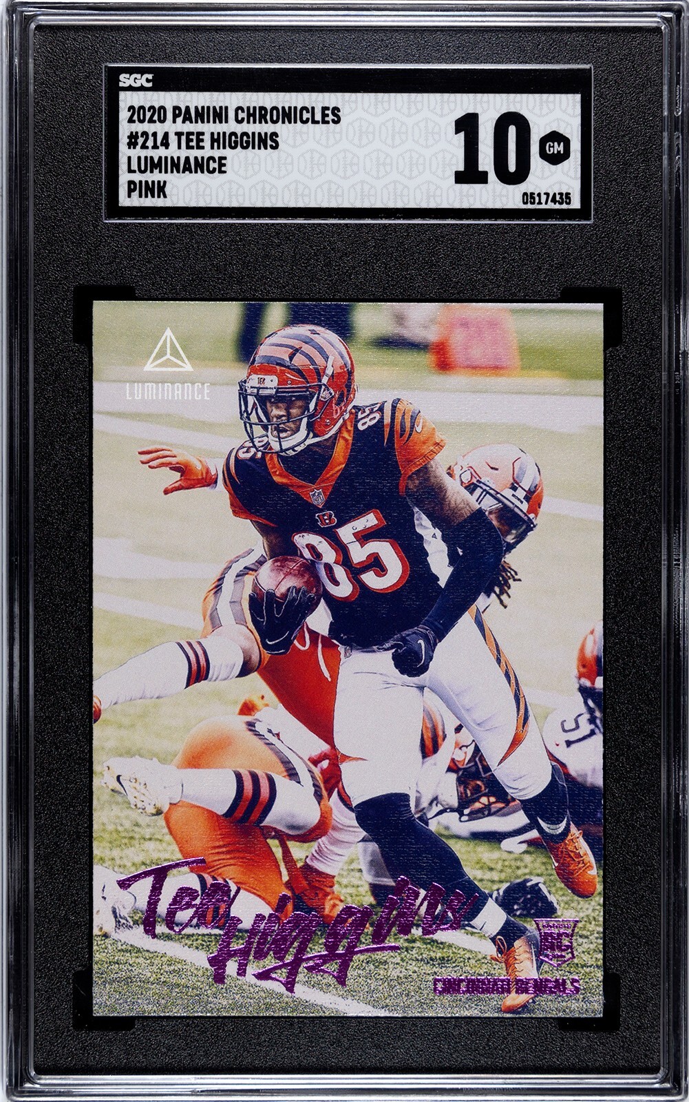 Tee Higgins Panini Chronicles Luminance #214 Pink