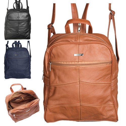 ladies leather rucksack uk