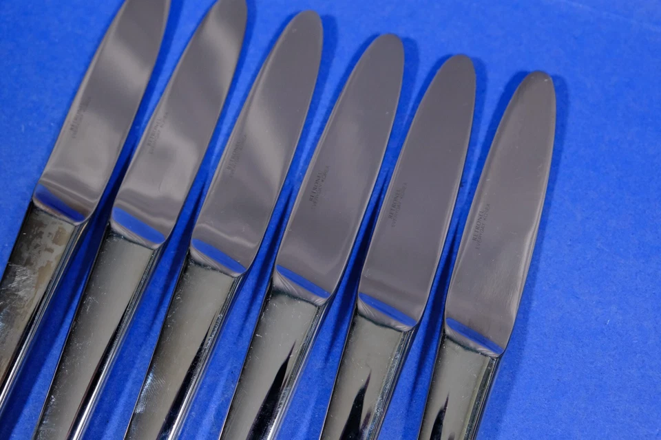 "6 cuchillos de cena de acero inoxidable Retroneu Everyday RTR34 9 3/8"" Corea" Foto 2 de 3