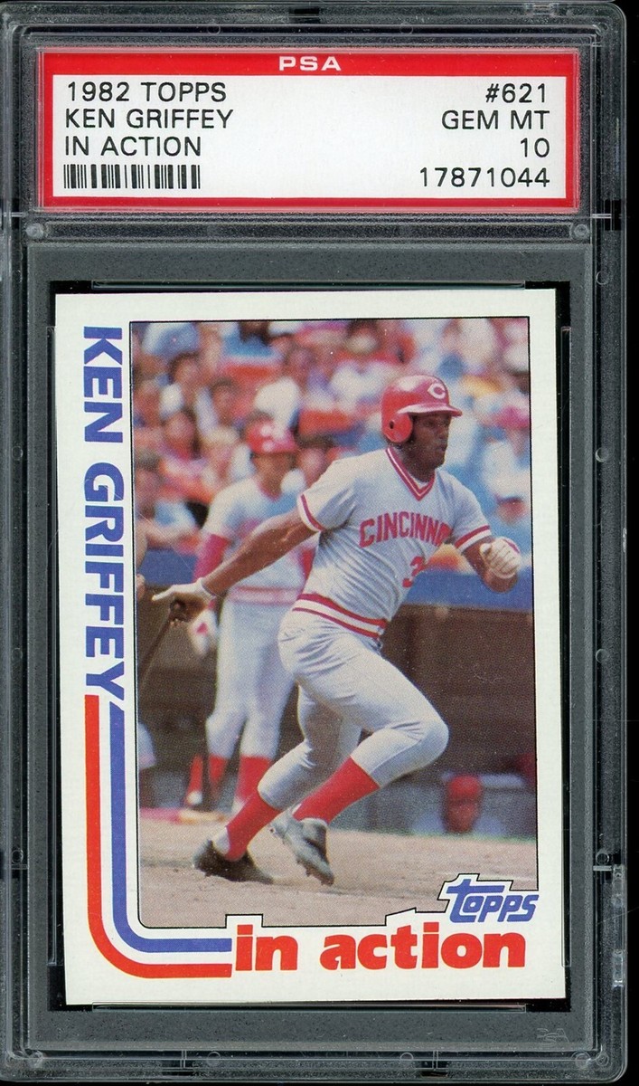 1982 Topps Baseball #621 Ken Griffey In Action PSA 10 | eBay