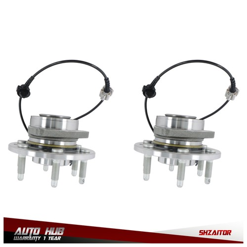 Pair Front Wheel Bearing Hubs For Chevrolet Silverado 1500 2007-2013 6 Stud 4WD - Picture 7 of 13