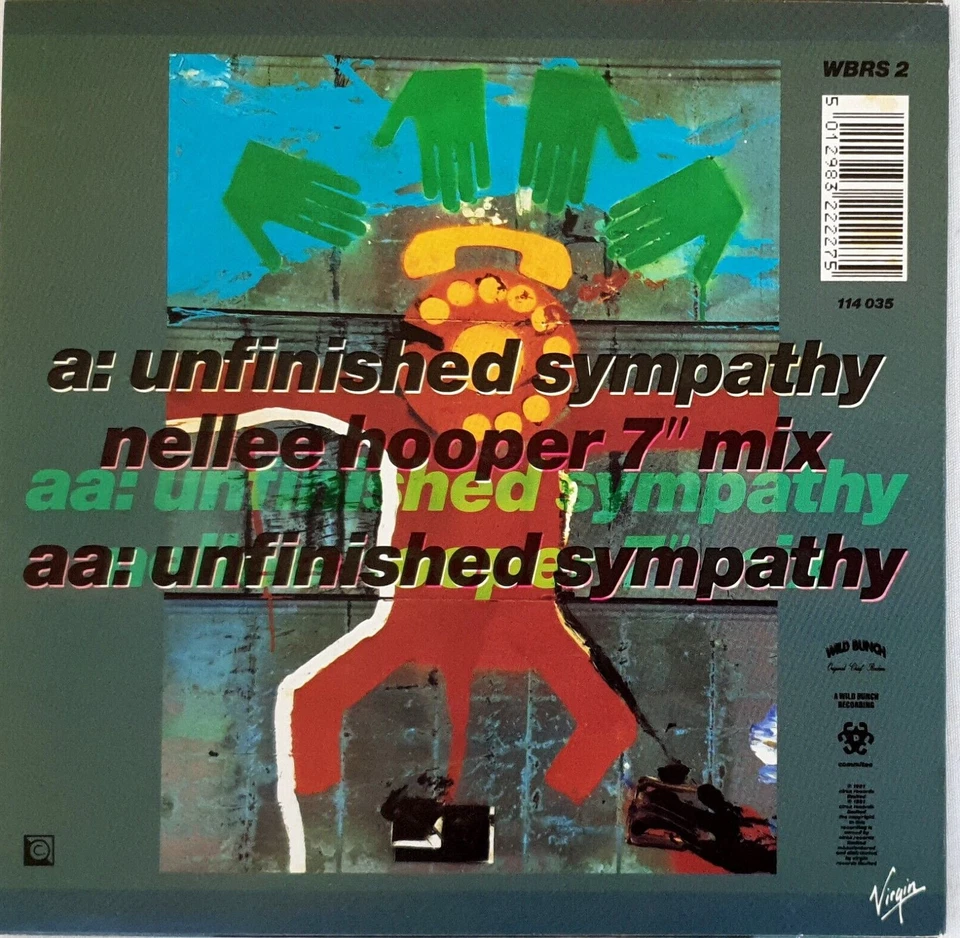 Massive - Unfinished Sympathy Vinyl 7" Single 1991 Circa/Virgin Australia WBRS 2 — 第 2/2 张图片