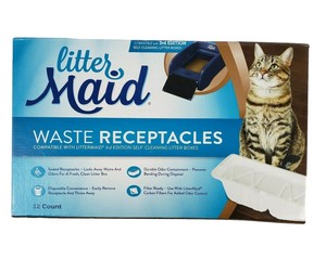 littermaid waste receptacles 12 pack
