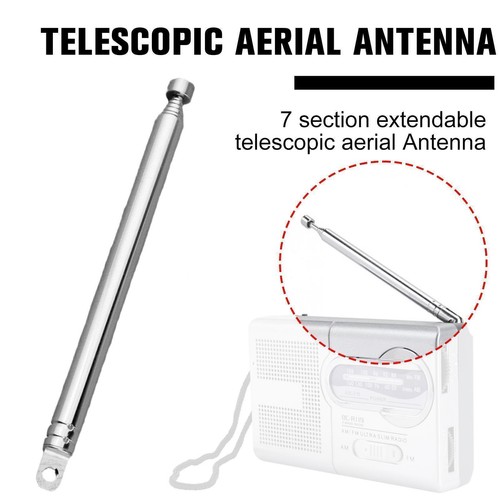 Telescopic Aerial Antenna For TV Radio DAB AM/FM Replacement G9V1 145mm- F6R6 - Zdjęcie 6 z 8
