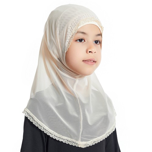 Amira One Piece Headscarf Hijab Muslim Islamic Kids Girls Scarf Wrap Shawl 2-7Y - Picture 129 of 200