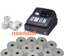 TILL ROLLS - Sharp XE-A102 Black Cash Register Rolls XEA-102 XEA102 XE A 102