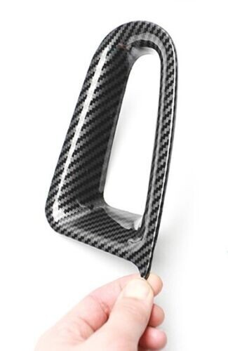 Carbon Fiber Print Inner Door Handle Frame Trim Cover Fits 20-25 C118 CLA250 35 - Foto 3 di 7
