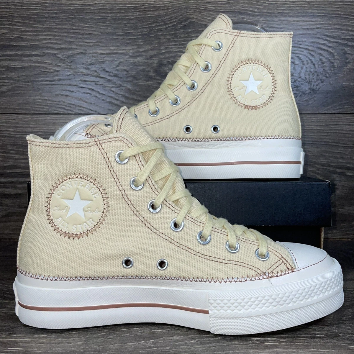 Converse Women's Chuck Taylor All Star Lift Hi Stitching Platform Sneakers  Shoes