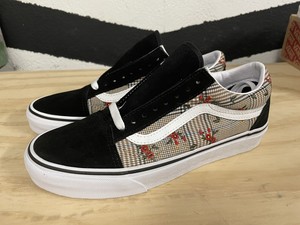 plaid vans old skool