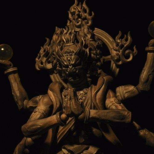 Revoltech TAKEYA BUDDHIST STATUE COLLECTION No.003EX ASHURA Wood