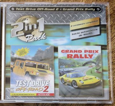 Testfahrt Off-Road 2 und Grand Prix Rally (PC CD-ROM) Off Road - sehr guter Zustand