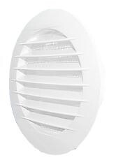 5901560504937 KRATKA OKRĄGŁA Z SIATKĄ 125MM BIAŁA DOSPEL