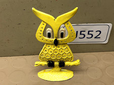 Vintage Owl Earring Jewelry Holder Metal Decorative Stand