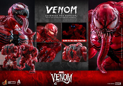 Hot Toys AMC034 Venom 1/6 Collectible Action Figure Model Red Ver