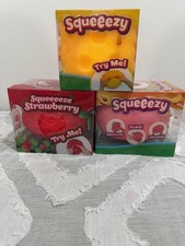 Squeeezy Chesse Squeeezy Peach Squeeezy Strawberry Jumbo New Viral