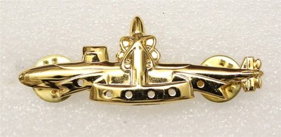 Pince à Cravate US Navy Submarine - SSBN Deterrent Patrol - Argent, Enlisted