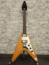 Epiphone 1958 Korina Flying V Aged Natural 2022 2,93 kg custodia rigida burstbucker